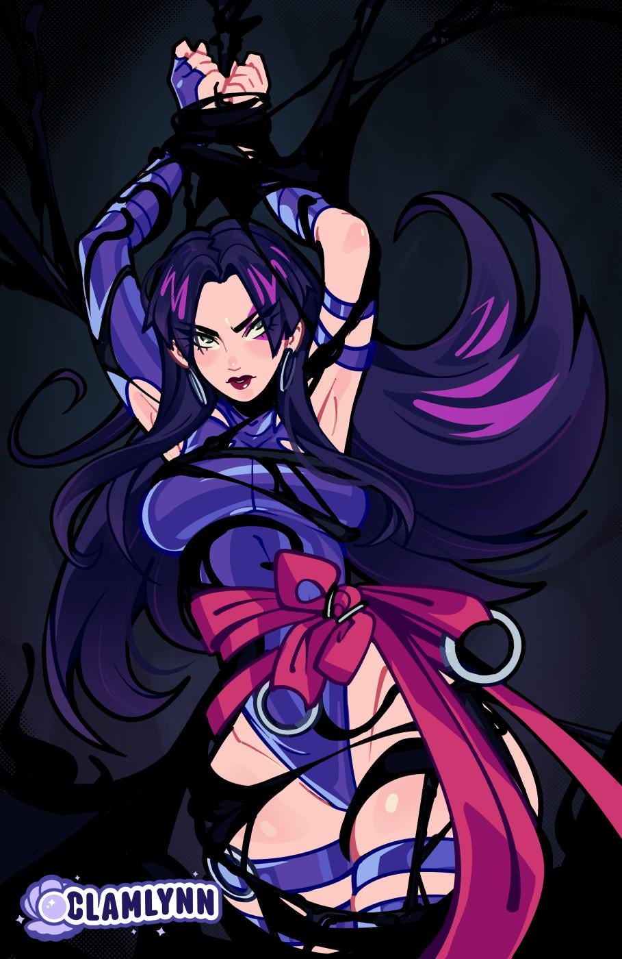 Psylocke Art Print Poster